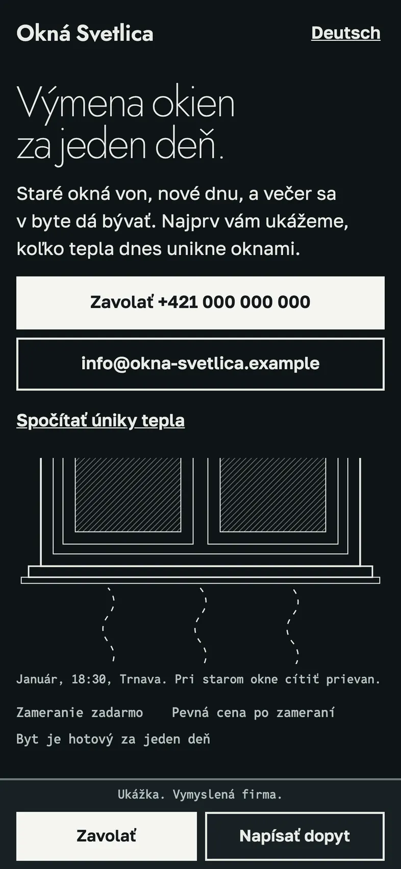 Okná Svetlica. Window replacement