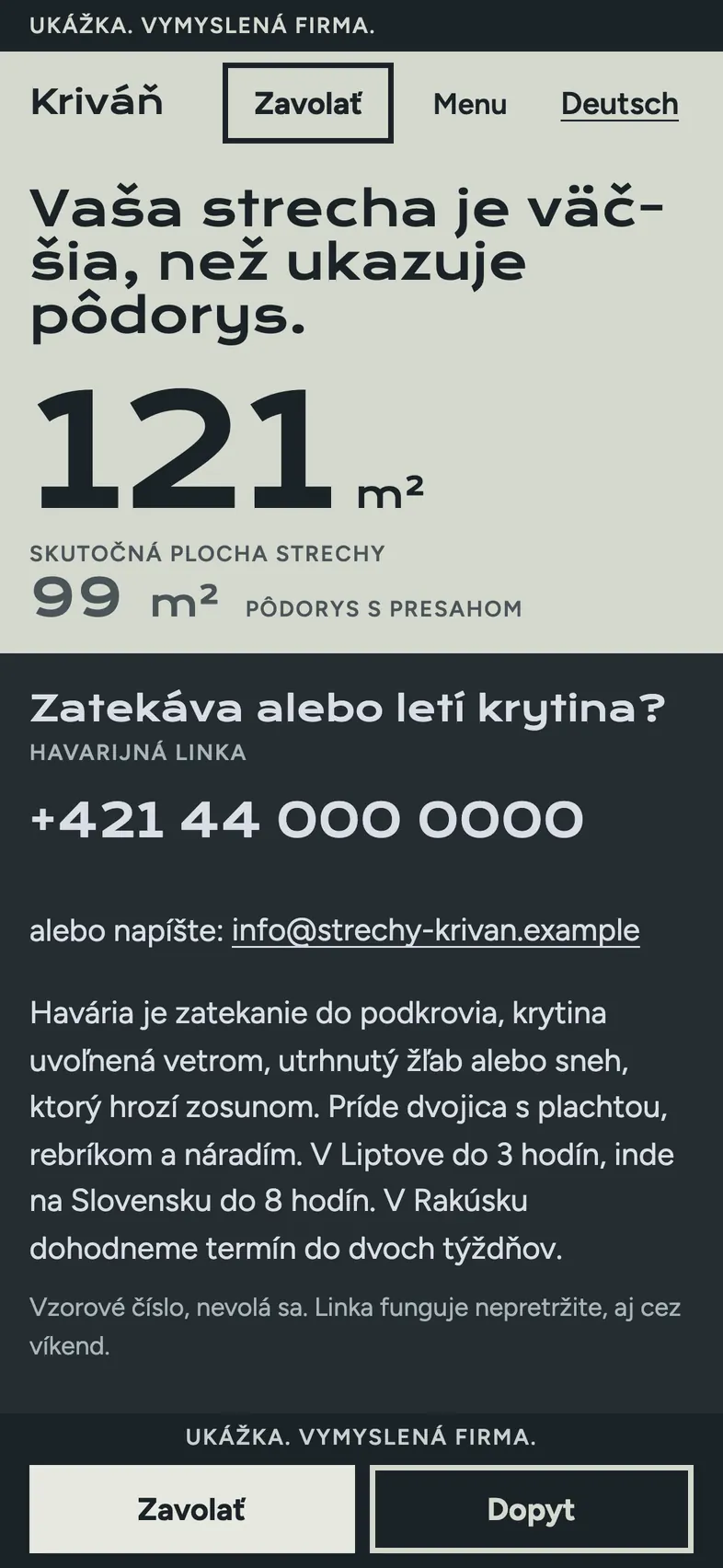 Strechy Kriváň. Roofing